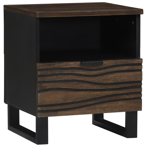 vidaXL Bedside Cabinets 2 pcs 40x33x46 cm Solid Wood Mango