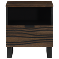 vidaXL Bedside Cabinets 2 pcs 40x33x46 cm Solid Wood Mango