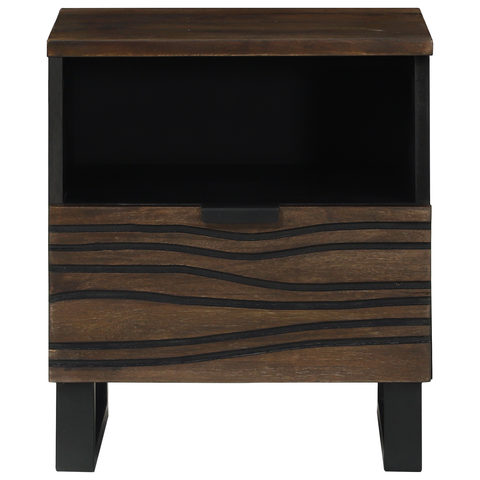 vidaXL Bedside Cabinets 2 pcs 40x33x46 cm Solid Wood Mango