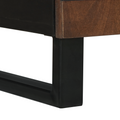 vidaXL Bedside Cabinet 50x33x60 cm Solid Wood Walnut