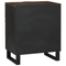 vidaXL Bedside Cabinet 50x33x60 cm Solid Wood Walnut