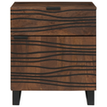 vidaXL Bedside Cabinet 50x33x60 cm Solid Wood Walnut