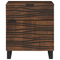 vidaXL Bedside Cabinet 50x33x60 cm Solid Wood Walnut