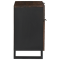 vidaXL Bedside Cabinet 50x33x60 cm Solid Wood Walnut