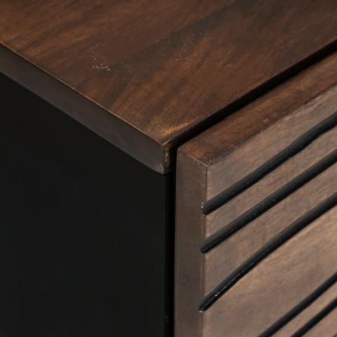 vidaXL Bedside Cabinet 50x33x60 cm Solid Wood Mango & Engineered Wood