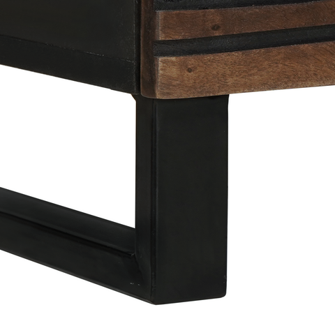 vidaXL Bedside Cabinet 50x33x60 cm Solid Wood Mango & Engineered Wood