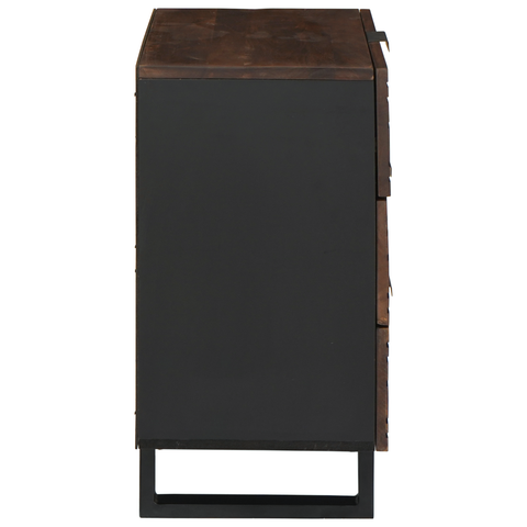 vidaXL Bedside Cabinet 50x33x60 cm Solid Wood Mango & Engineered Wood