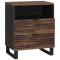 vidaXL Bedside Cabinet 50x33x60 cm Solid Wood Mango & Engineered Wood