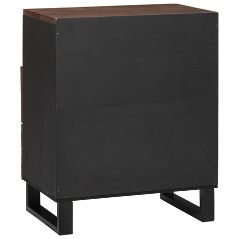 vidaXL Bedside Cabinet 50x33x60 cm Solid Wood Mango & Engineered Wood