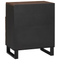 vidaXL Bedside Cabinet 50x33x60 cm Solid Wood Mango & Engineered Wood