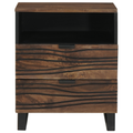 vidaXL Bedside Cabinet 50x33x60 cm Solid Wood Mango & Engineered Wood