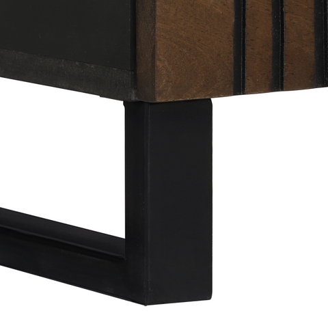 vidaXL Bedside Cabinet 50x33x60 cm Solid Wood Mango