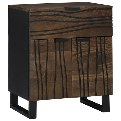 vidaXL Bedside Cabinet 50x33x60 cm Solid Wood Mango