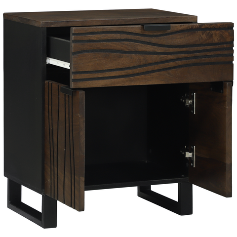 vidaXL Bedside Cabinet 50x33x60 cm Solid Wood Mango