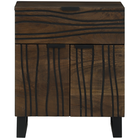 vidaXL Bedside Cabinet 50x33x60 cm Solid Wood Mango