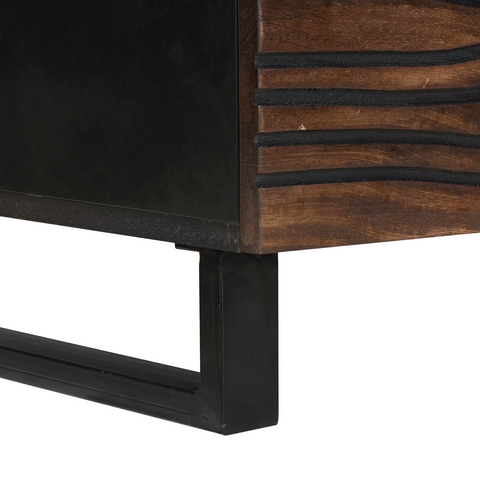 vidaXL Coffee Table 100x54x40 cm Solid Wood Mengou0026Engineered Wood