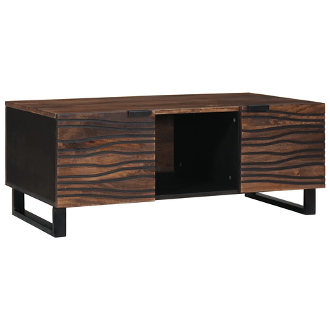 vidaXL Coffee Table 100x54x40 cm Solid Wood Mengou0026Engineered Wood