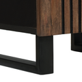 vidaXL Bathroom Furniture Sets with Drawer with Shelf Striped with Storage with Door Brown 38 x 33 x 160 cm