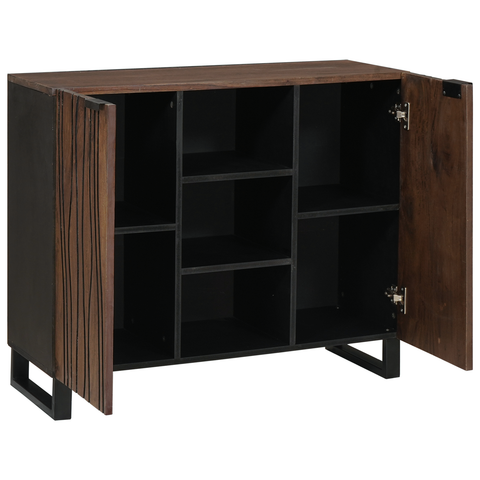 vidaXL Sideboard 90x33.5x75 cm Solid Wood Mango