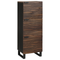 vidaXL Highboard Walnut Wood with Shelf Other with Storage with Door Brown Medium