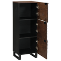 vidaXL Highboard Walnut Wood with Shelf Other with Storage with Door Brown Medium