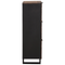 vidaXL Highboard Walnut Wood with Shelf Other with Storage with Door Brown Medium