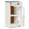 vidaXL Bathroom Cabinet "VIGO" with Drawer 37x34x80 cm Solid Wood Pine