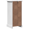 vidaXL Bathroom Cabinet "VIGO" with Drawer 37x34x80 cm Solid Wood Pine