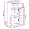 vidaXL Bathroom Cabinet "VIGO" with Drawer 37x34x80 cm Solid Wood Pine