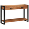 vidaXL Console Table 120x33x75 cm Solid Wood Acacia