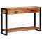 vidaXL Console Table 120x33x75 cm Solid Wood Acacia