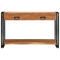 vidaXL Console Table 120x33x75 cm Solid Wood Acacia