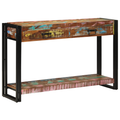 vidaXL Console Table Multicolour 120x33x75 cm Solid Wood Reclaimed