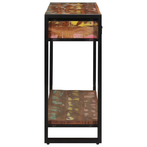 vidaXL Console Table Multicolour 120x33x75 cm Solid Wood Reclaimed
