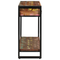 vidaXL Console Table Multicolour 120x33x75 cm Solid Wood Reclaimed
