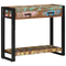 vidaXL Console Table Multicolour Solid Reclaimed Wood and Metal