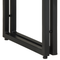 vidaXL End Tables Black 120x33x75 cm Solid Acacia Wood and Metal