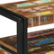 vidaXL End Tables Multicolour 120x33x75 cm Solid Reclaimed Wood&Metal