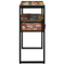 vidaXL End Tables Multicolour 120x33x75 cm Solid Reclaimed Wood&Metal