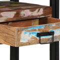 vidaXL End Tables Multicolour 90x33x75 cm Solid Reclaimed Wood&Metal