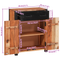 vidaXL Buffets & Sideboards with Drawer with Shelf with Storage with Door Brown Solid acacia wood