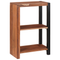 vidaXL Bookcase Solid Acacia Wood