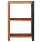 vidaXL Bookcase Solid Acacia Wood