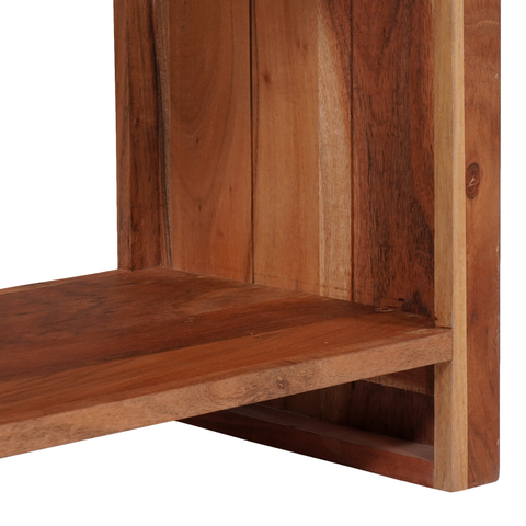 vidaXL Bookcase 50 x 30 x 40 cm Solid Acacia Wood