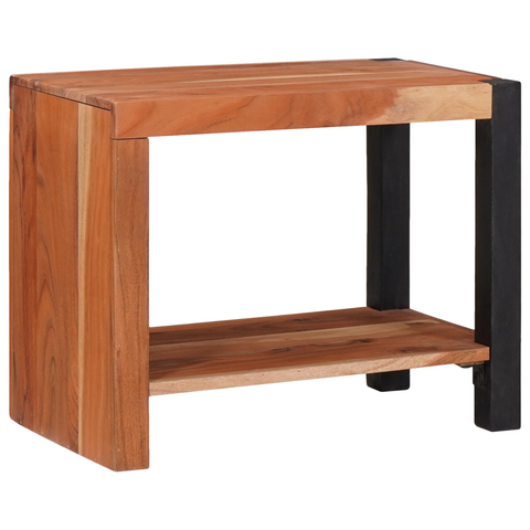 vidaXL Bookcase 50 x 30 x 40 cm Solid Acacia Wood
