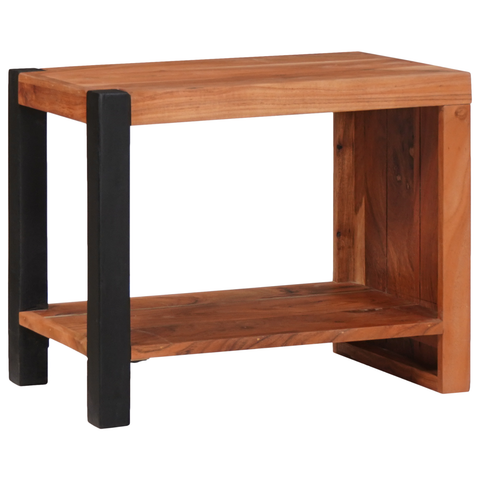 vidaXL Bookcase 50 x 30 x 40 cm Solid Acacia Wood
