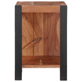 vidaXL Bookcase 50 x 30 x 40 cm Solid Acacia Wood