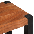 vidaXL Bookcase Solid Acacia Wood