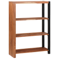 vidaXL Bookcase Solid Acacia Wood