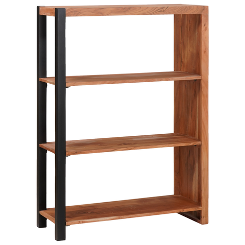 vidaXL Bookcase Solid Acacia Wood